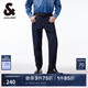 杰克·瓊斯（JACK&JONES）衣服男裝905錐形牛仔褲男寬松男士褲子成熟穩(wěn)重高端彈性小腳褲 深牛仔藍A12 常規(guī) 30 170 W30