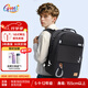 Gmt for kids書包初高中生大容量背包高顏值護(hù)脊雙肩7-13年級男黑純色Trendpro