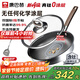 康巴赫平底鍋不粘鍋煎鍋煎炒鍋真鈦無(wú)涂層抗菌316L不銹鋼0涂層