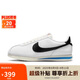 耐克（NIKE）女子休閑鞋 CORTEZ 運動鞋 DN1791-100白黑藍 38