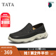 他她（TATA）2025夏商場同款時尚百搭厚底男鞋新款OCW04BM5 黑色 40