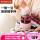 北鼎（Buydeem）茶水分離泡茶杯子 耐高溫水杯便攜隨手杯男女節(jié)日禮物豬豬粉630ml