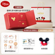 迪士尼（DISNEY）新生兒見(jiàn)面禮滿月禮物寶寶高檔生日禮盒0-6-12個(gè)月嬰兒牙膠玩具 基礎(chǔ)款【11件套】搖圈