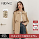 KBNE風(fēng)衣外套女小個子2025春秋新款今年流行高級感爆款卡其色大衣 卡其 M