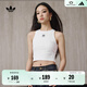 adidas簡(jiǎn)約百搭修身舒適運動(dòng)背心女裝夏季阿迪達斯官方三葉草 白色   S
