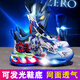 ABC KARUN賽羅奧特曼男童鞋2025春秋新款兒童旋轉(zhuǎn)鞋子發(fā)光網(wǎng)面亮燈運(yùn)動(dòng)鞋 藍(lán)色（雙網(wǎng)） 25 碼內(nèi)長(zhǎng)15.4c