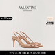 華倫天奴VALENTINO[七夕禮物]女士 VLOGO SIGNATURE 漆皮高跟鞋 肉桂粉色（建議選小半碼） 37.5