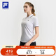 FILA 斐樂官方女子針織短袖POLO衫2025夏季新款網(wǎng)球運動防曬上衣