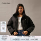 Calvin KleinJeans【防水】秋冬女士ck休閑絨領立領鴨絨羽絨服外套J224788 BEH-太空黑 S