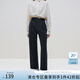 范思藍(lán)恩23FS14386時(shí)髦通勤九分休閑褲女冬新款顯高顯瘦褲子 灰色 L