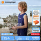 moodytiger男童背心高彈透氣夏季兒童無(wú)袖T恤中大童字母上裝戶外籃球運(yùn)動(dòng)衣