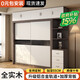 萊源全實(shí)木質(zhì)衣柜家用臥室推拉門(mén)2025新款爆款定制成品移門(mén)主臥大衣櫥 1.6米衣柜+頂柜+角柜-整體實(shí)木