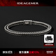 IDEAGEMER925銀馬鞭鏈?zhǔn)宙溎惺繒r(shí)尚潮流歐美風(fēng)痞帥個(gè)性小眾百搭穿搭手飾品 馬鞭鏈?zhǔn)宙?20CM