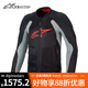 Alpinestars TROOP AIR a星摩托車(chē)夏季騎行服網(wǎng)眼透氣機車(chē)服軟護甲衣騎行褲 黑/灰/亮紅1087 L
