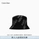Calvin KleinJeans【七夕禮物】男女ck字母提花羊毛混紡水桶帽漁夫帽HX0292 001-太空黑 均碼 58