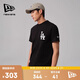 NEW ERA紐亦華MLB短袖男女同款夏季情侶LA印花純棉運(yùn)動(dòng)T恤13546479-M