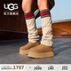 UGG冬季女士厚底經(jīng)典字母襪套高筒靴雪地靴 1144044 CHE | 栗色 39