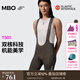 MBO雙箭頭專業(yè)騎行褲T501肌理科技男子夏季公路車背帶短褲騎行服 松果棕 3XL