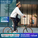 大行（DAHON）D10折疊自行車(chē)20英寸10速成人復(fù)古休閑運(yùn)動(dòng)自行車(chē)HAC003 褐綠幻彩