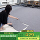 柏能商用辦公室地毯酒店攝影棚拼接方塊地毯大面積50x50cm36片裝淺灰
