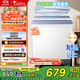 小天鵝（LittleSwan）雙桶雙缸洗衣機(jī)半自動(dòng) 12公斤超大容量 噴淋漂洗強(qiáng)力去污 洗大件 節(jié)能省水 以舊換新 家電國家補(bǔ)貼 12公斤新品|升級(jí)一級(jí)能效|同洗同脫 S156