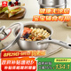 康巴赫（KBH）奶鍋不粘鍋加厚316L不銹鋼無涂層輔食鍋三層復(fù)底爐灶通用18cm