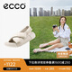 愛步（ECCO）女涼鞋 夏季軟底輕便耐穿厚底涼鞋 科摩系列206653 石灰色36