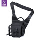 馬蓋先機動(dòng)鞍袋戶(hù)外戰術(shù)機能斜跨背包多功能軍迷便攜單肩包黑色