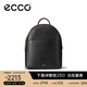 愛(ài)步（ECCO） 雙肩包中號 輕奢牛皮大容量背包9107799 HL 黑色910779990000