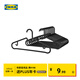 宜家（IKEA）SPRUTTIG埃斯汀衣架晾衣架掛衣架收納衣?lián)我路焓覂燃矣脤W(xué)生宿舍 黑色衣架10只裝