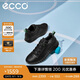 愛步（ECCO）休閑鞋男 軟底舒適輕盈牛皮運動休閑鞋 靈動525274 黑色40