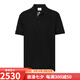 巴寶莉（BURBERRY）男裝 經(jīng)典字母TB刺繡印花舒適百搭短袖POLO衫【現(xiàn)貨】七夕禮物 黑色8055228 XL