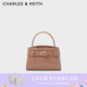 CHARLES&KEITH鱷魚紋凱莉包手提包斜挎包包女包生日禮物七夕禮物CK2-50270880-1
