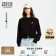 Teenie Weenie小熊女裝毛針織衫2025秋季新款簡(jiǎn)約時(shí)尚輕薄圓領(lǐng)開(kāi)衫 A-黑色 M