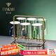 梵卡奇（FANKAQI）法國品牌耐高溫玻璃水杯泡綠茶杯水具大容量家用套裝6只