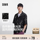 森馬（Semir）短袖襯衫男國風(fēng)錦鯉滿(mǎn)印情侶裝度假風(fēng)松弛2025夏上衣109325104204