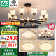 雷士（NVC）吊燈客廳燈現(xiàn)代簡約燈具套餐客廳大燈餐廳燈飾全屋書房臥室燈中山 力薦【3室2廳】10+6頭+臥室*3