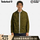 添柏嵐（Timberland）外套男春秋新款戶(hù)外運動(dòng)服通勤襯衣翻領(lǐng)工裝休閑長(cháng)袖襯衫A44SB A44SB302/軍綠色 M 175