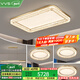 VVS全銅【樹脂系列】全屋燈飾客廳燈輕奢吸頂燈led廣東中山燈飾燈具 三室兩廳【全銅樹脂】智能調(diào)光