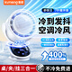 酷盟風(fēng)寶桌面小風(fēng)扇靜音空調(diào)扇辦公室學(xué)生宿舍床上用夾子式usb小電扇大風(fēng)力空氣循環(huán)扇