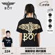BOY LONDON【星光閃耀】 潮牌短袖男女夏季寬松黑色高街T恤 N01030 黑色 L