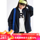 雲(yún)上生活女裝棒球款短外套新款寬松簡約設計感外套女2025秋W5939X 藏藍色 XL
