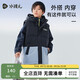 水孩兒（SOUHAIT）童裝男童女童棉馬甲冬季新款兒童無袖外套百搭上衣 藏藍(lán) 160 