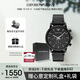 安普里奧·阿瑪尼（Emporio Armani）手表男士黑武士系列 曜黑皮帶休閑石英表七夕情人節(jié)禮物AR1918