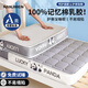 南極人（NanJiren） 乳膠記憶棉床墊加厚可折疊學(xué)生床墊0.9米宿舍榻榻米飄窗墊子 云煙灰-厚約5cm 90*190cm【學(xué)生促銷款】