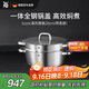 WMFWMF蒸鍋不銹鋼燉鍋家用蒸煮兩用鍋 Iconic系列蒸鍋 2層 28cm