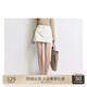 歐時(shí)力OCHIRLY 100%棉牛仔半身裙短裙A字淡人穿搭2025早秋新品 白色 M