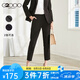 G2000女裝商務(wù)窄腳九分褲女 新品職業(yè)正裝修身女士西褲 黑色/99(商務(wù)修身版) S /34