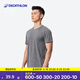 迪卡儂（DECATHLON）短袖速干衣T恤男上衣運動(dòng)透氣半袖寬松訓練健身跑步FICM 亞麻灰 面料升級 L (歐碼版型，建議拍小一碼)