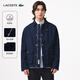 LACOSTE法國鱷魚(yú)男裝25秋冬新款翻蓋口袋夾克外套|BH2544 166/藏青色 M 50